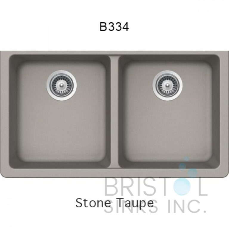 Évier de cuisine cuve double Virtuo Granite à montage sous plan – Image 6