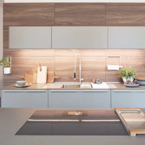 Grigio Cemento Lapitec Cuisine